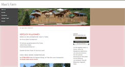 Desktop Screenshot of maxis-farm.de